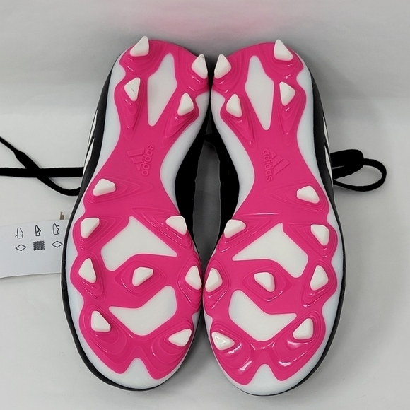 Adidas Copa Pure.4 Fg Jr GY9041 Soccer Cleats Black White Pink Youth Size 1 New - Picture 11 of 11